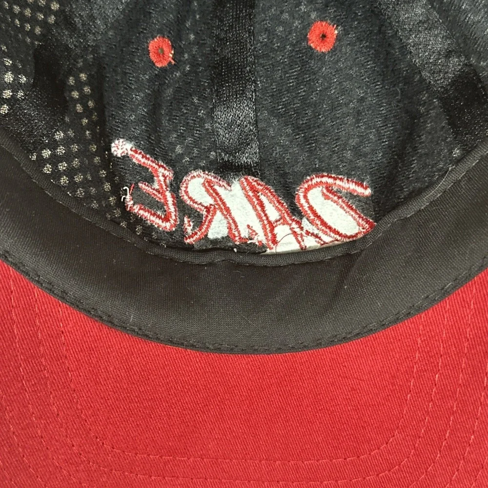 VTG NWOT RARE D.A.R.E. Classic mesh black red SnapBack hat Breathable 80 90s 00s